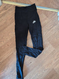 Girls Nike Size Large Tight Fit Black Leggings