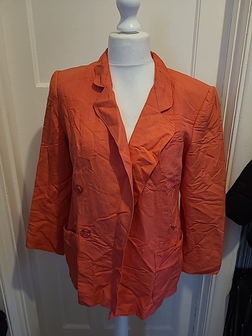 Ladies Georgio Sant Angelo Size 8 Pink Padded Blazer