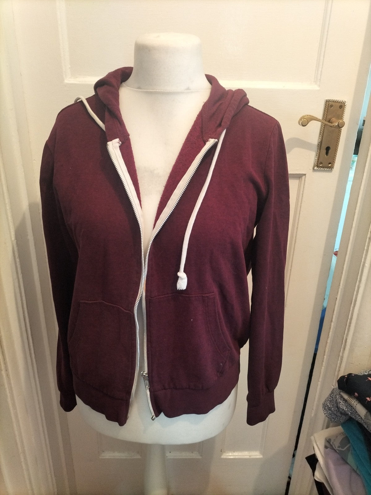 Divided H&M Large Purple Full Zip Hoodie