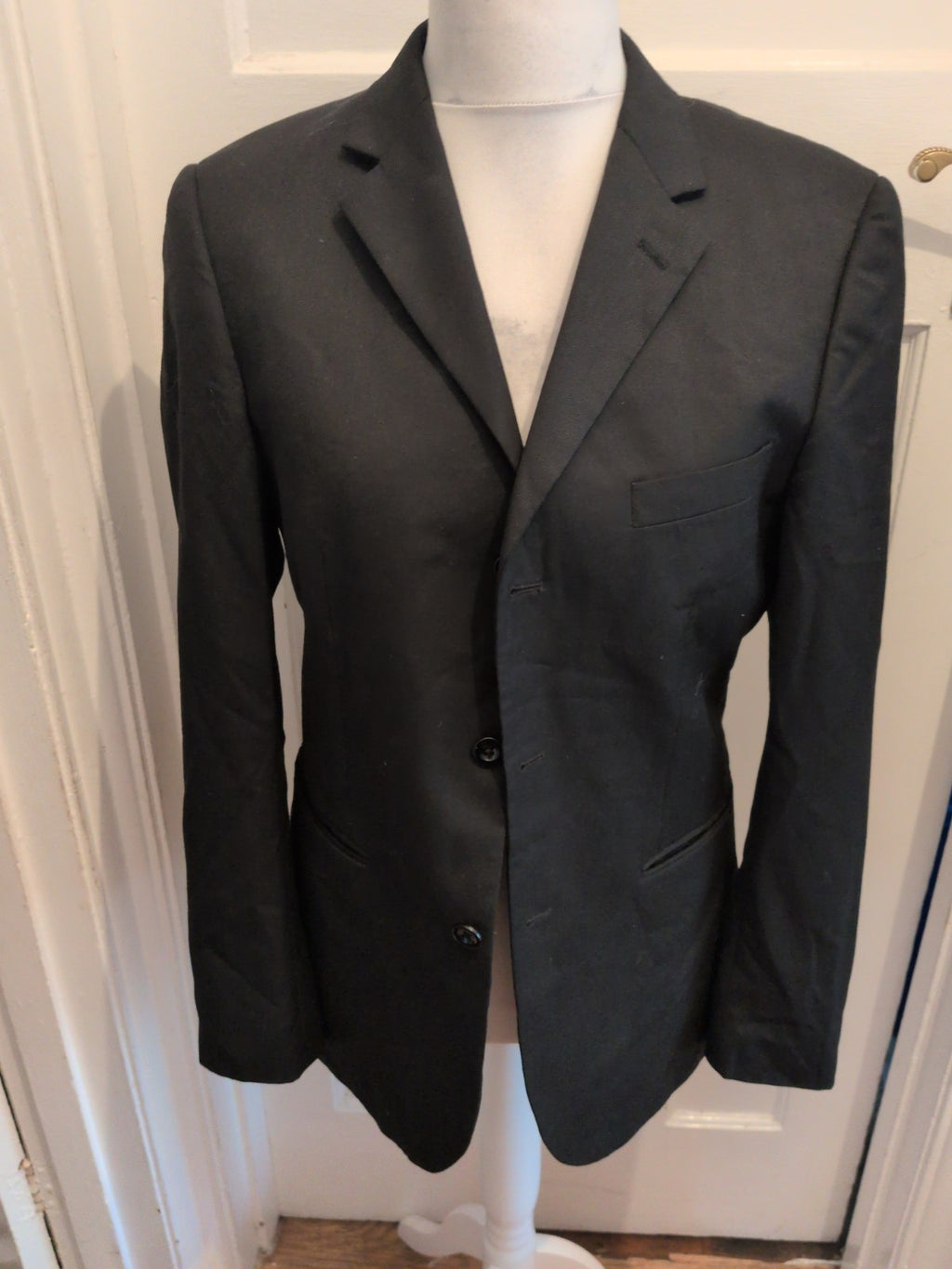 DKNY 40R/34R Suit Jacket Black