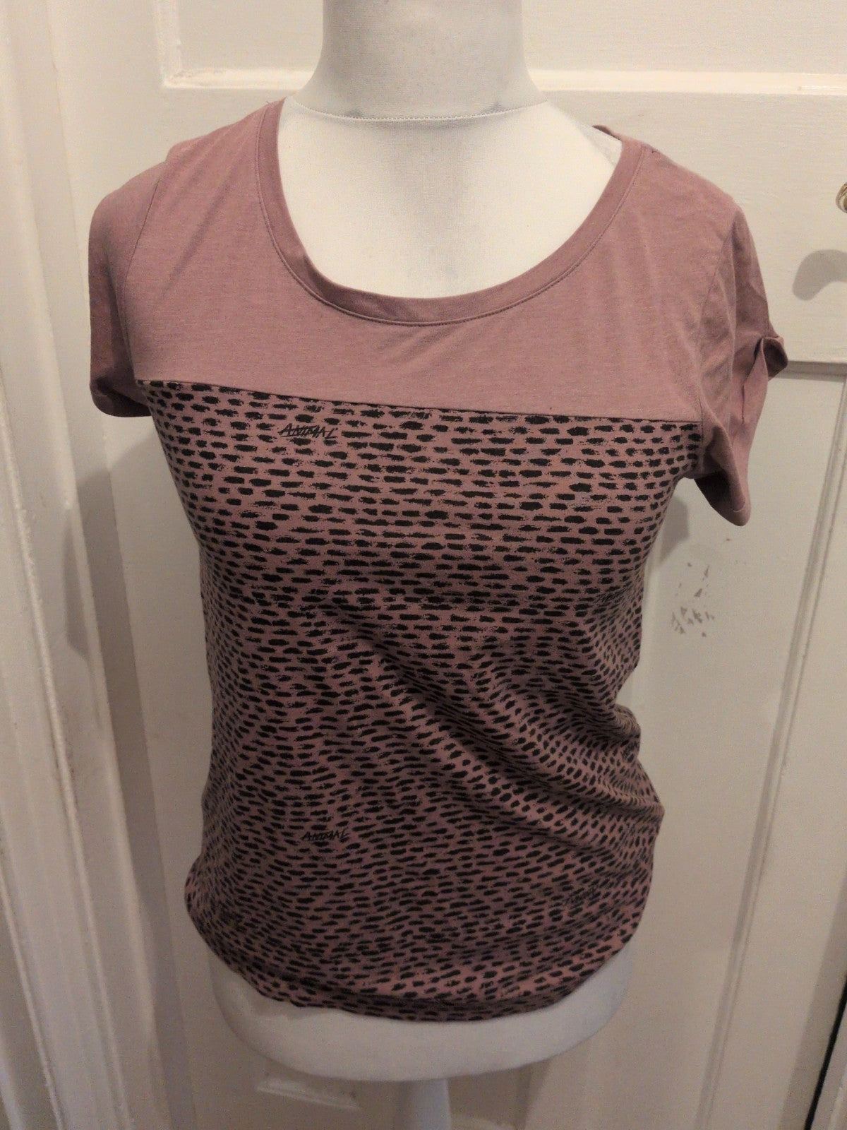 Animal 10 Purple And Black Short Sleeve T-shirt