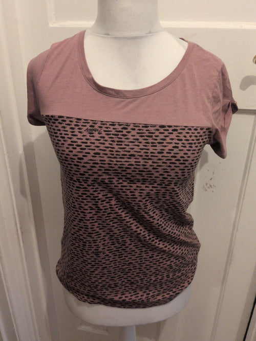 Animal 10 Purple And Black Short Sleeve T-shirt