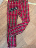 Rorox 30" Red Tartan Trousers