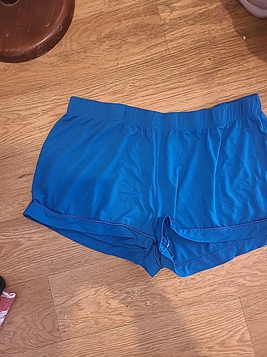 Ladies Primark Size 18-20 Royal Blue Elasticated Sleep Shorts
