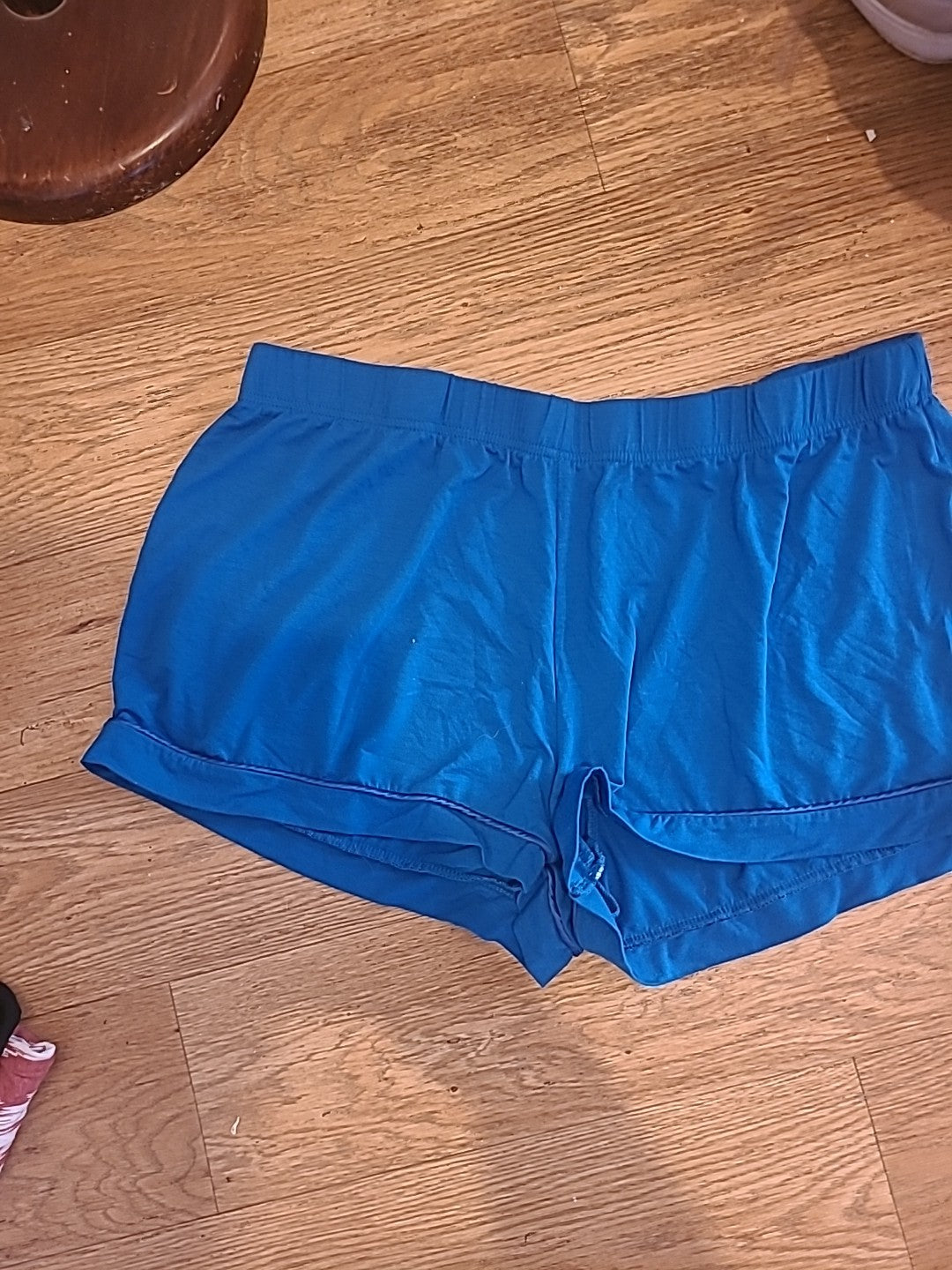 Ladies Primark Size 18-20 Royal Blue Elasticated Sleep Shorts