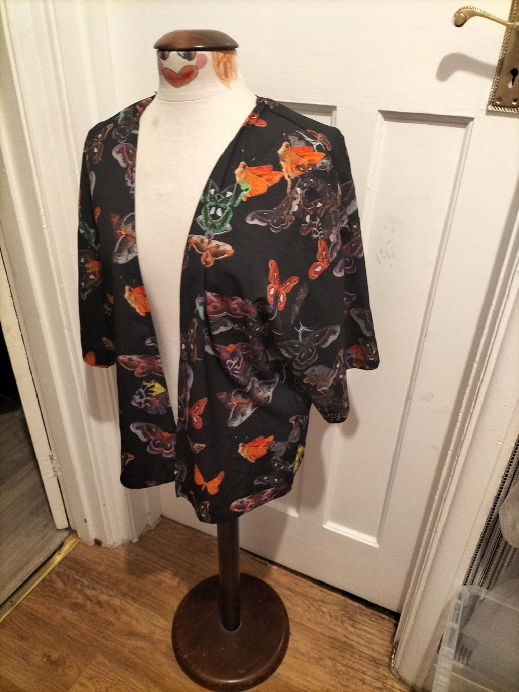 Ladies Topshop Size 6 Multi Coloured Floral Cardigan