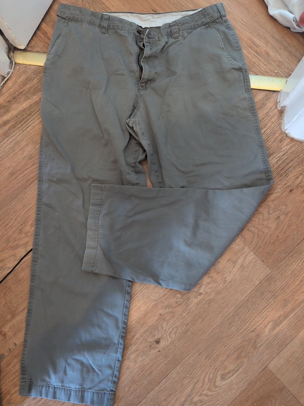 Headland Casuals 38R Grey Trousers Chino