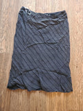 Ladies Primark Size 12 Black White Elasticated Skirt