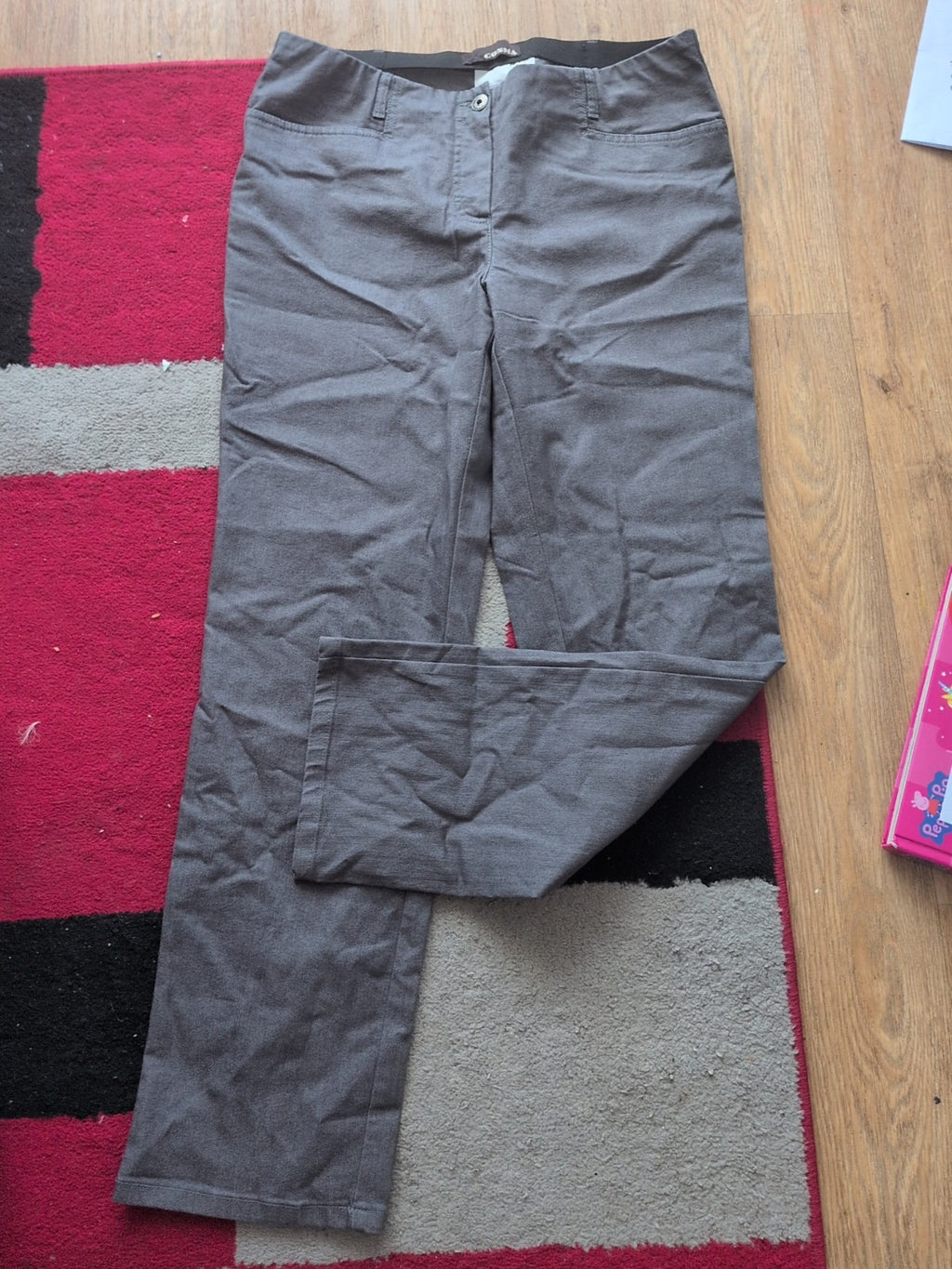 Ladies Cosma Size 16p Grey Trousers