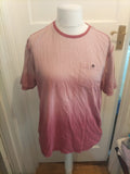 North Coast Tailored Large Wine Coloured Pattern Short Sleeve T-shirt
