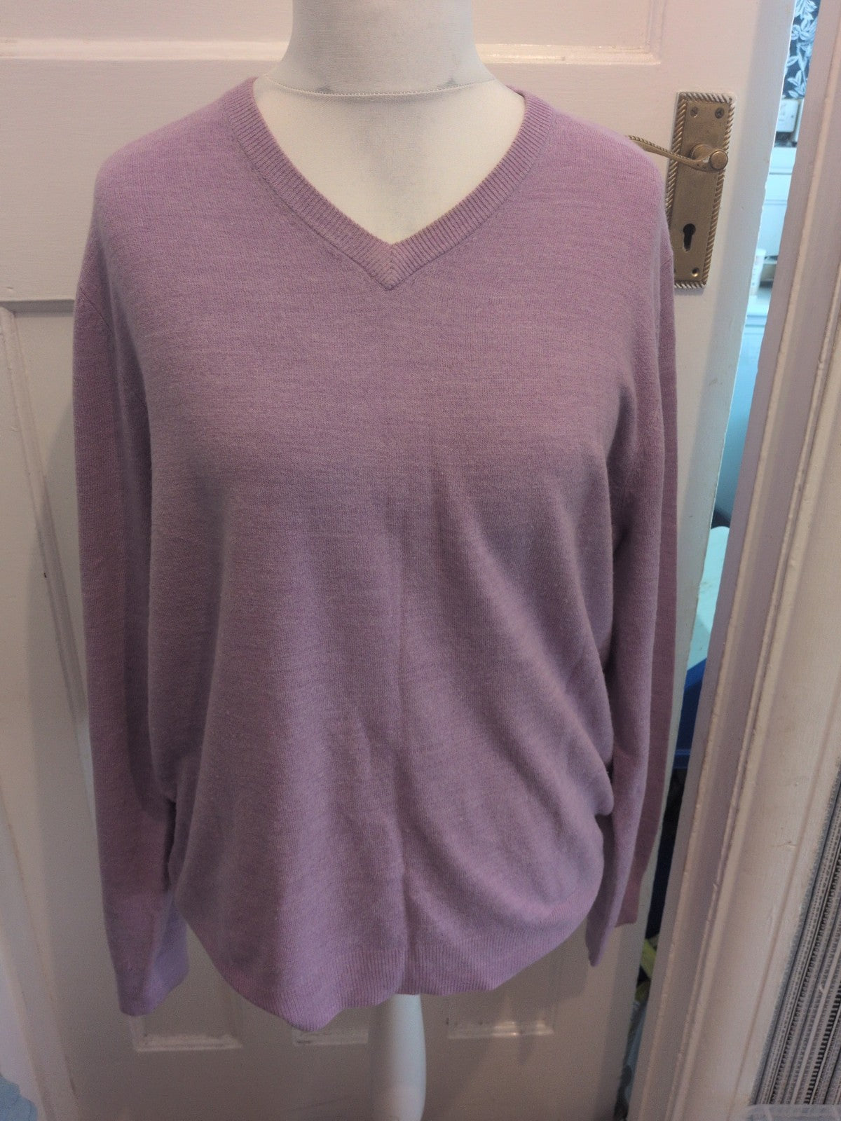 Atlantic Bay Super Soft Large Purple Pullover Jumper
