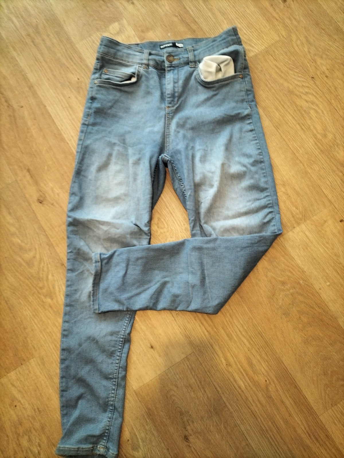 Ladies George Size 10-12 Wonder Fit Denim Jeans Short Length