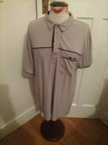 Mens Clifford James Size XL Stone Short Sleeved Tshirt/Polo
