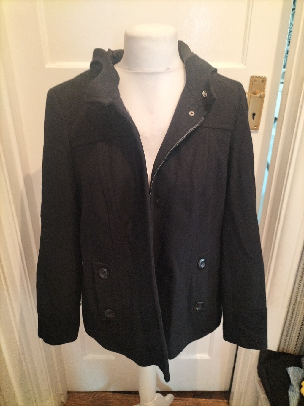 Ladies Evie Size Large Black Full Zip Jacket