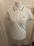 Mens Diesel Size M White Short Sleeved Polo