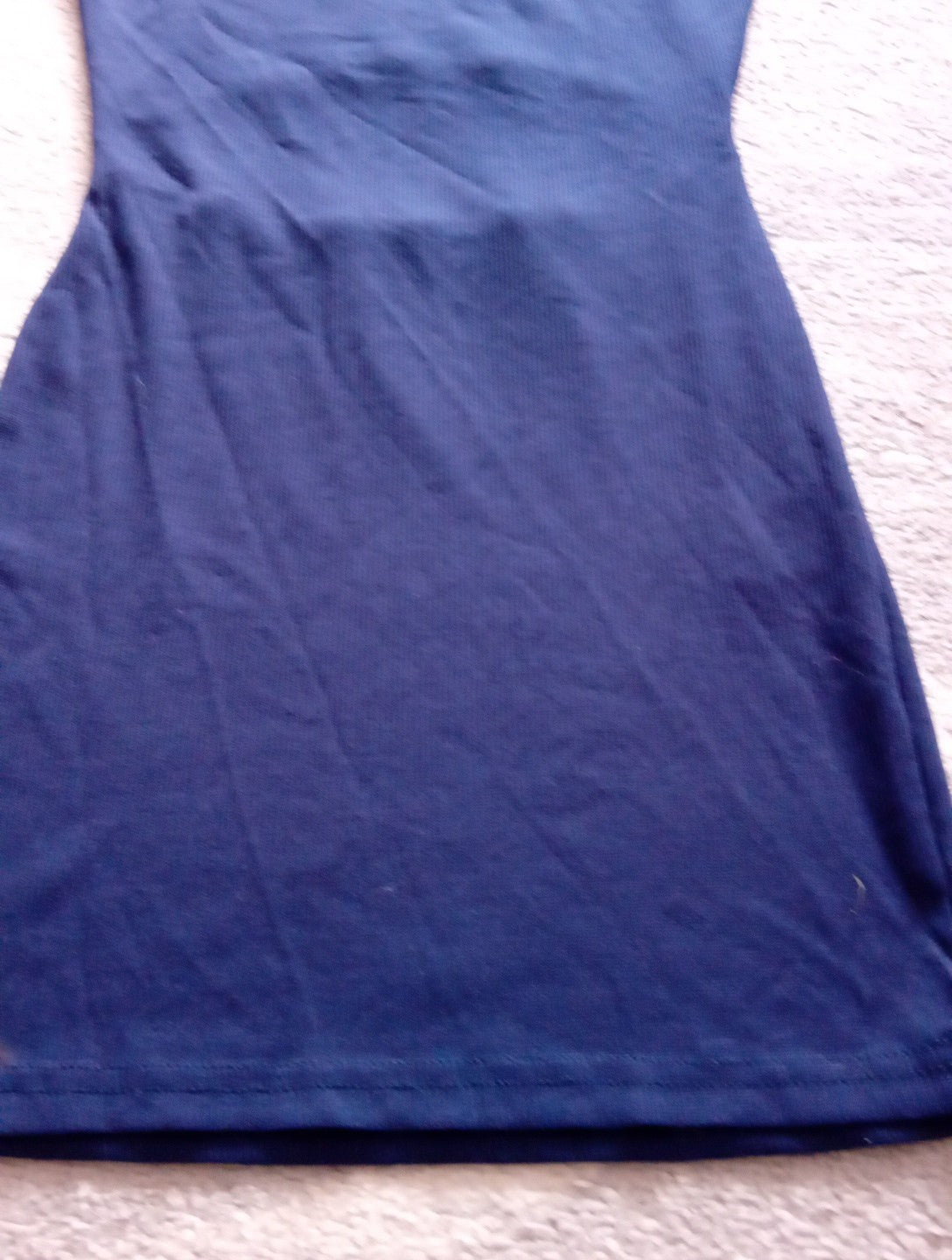 Ladies Shein Navy Blue Bodycon Dress Back Out Size XS