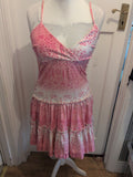 2 Unreal M/L Pink Sleeveless Midi Dress