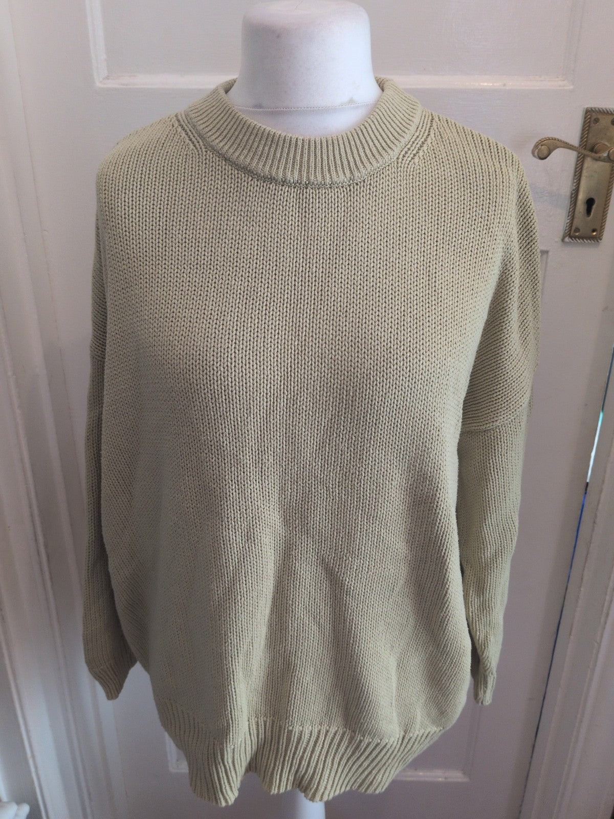 Tu 16 Pale Lime Knit Pullover Jumper