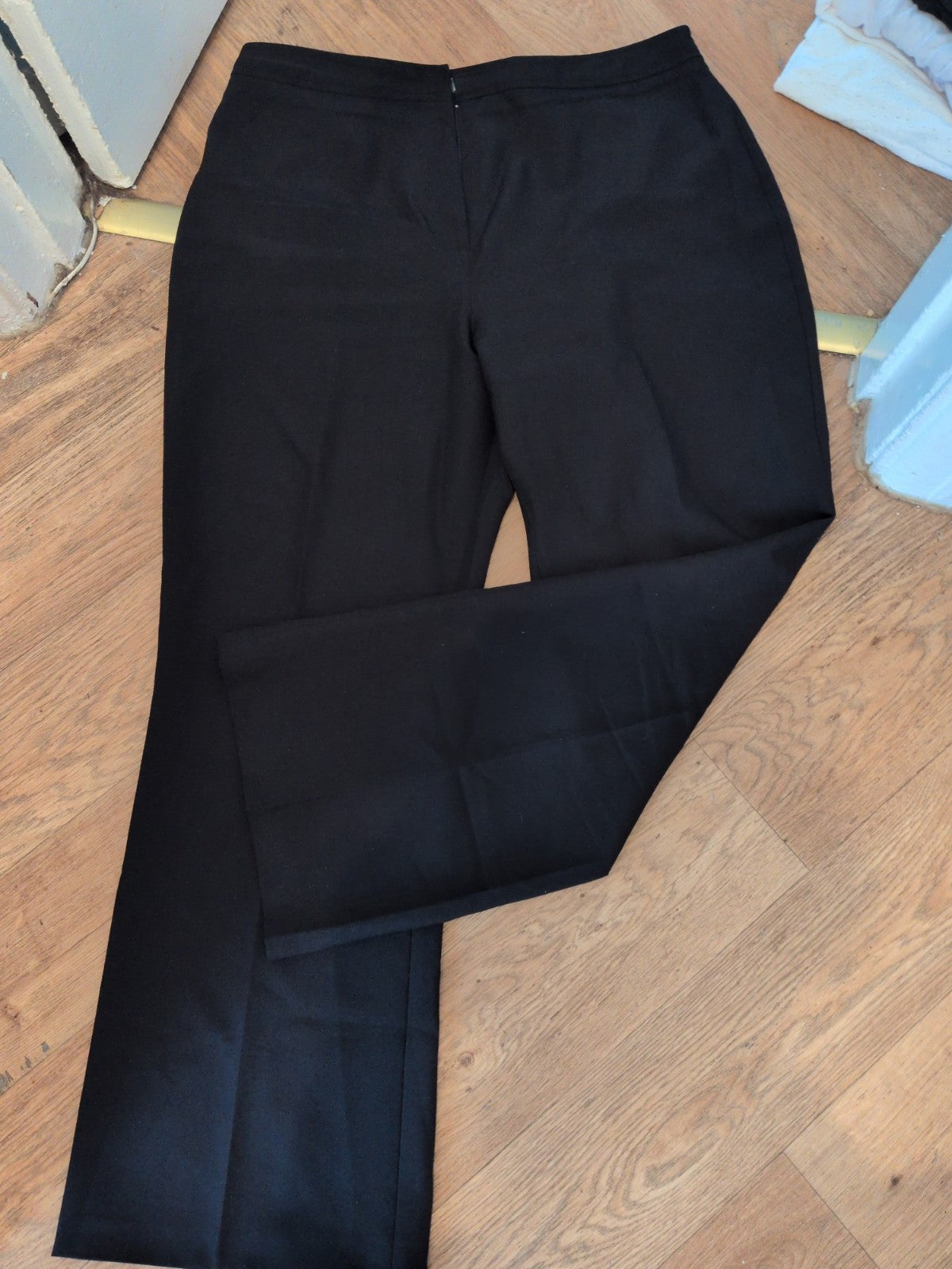 Amaranto 16 Black Long Leg Trousers Smart