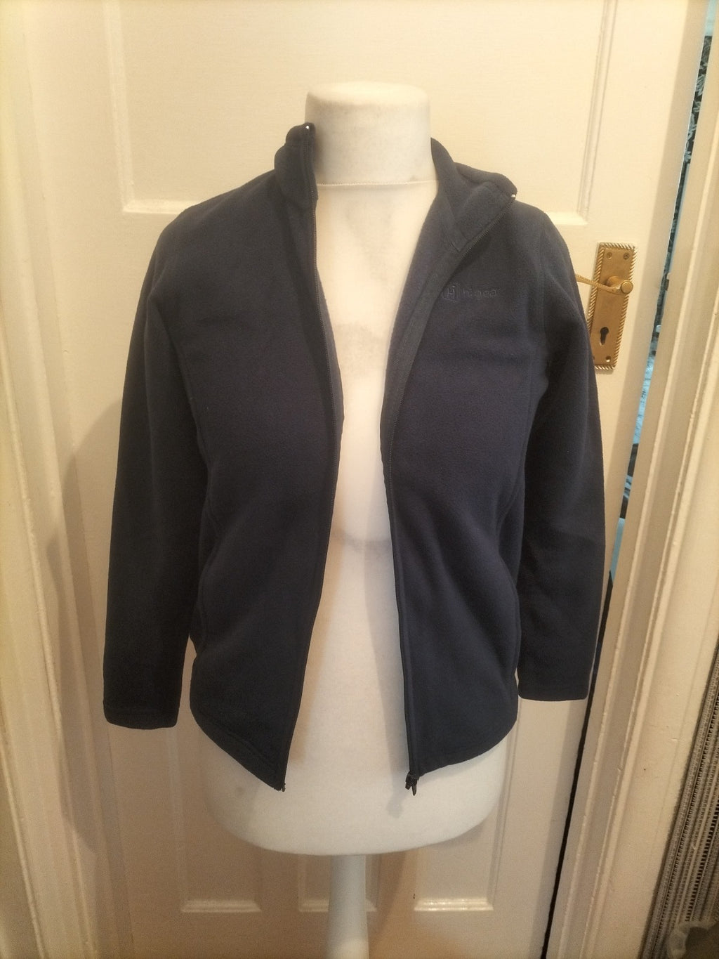 Ladies Hi Gear Size Euro 32 Navy Full Zip Jumper