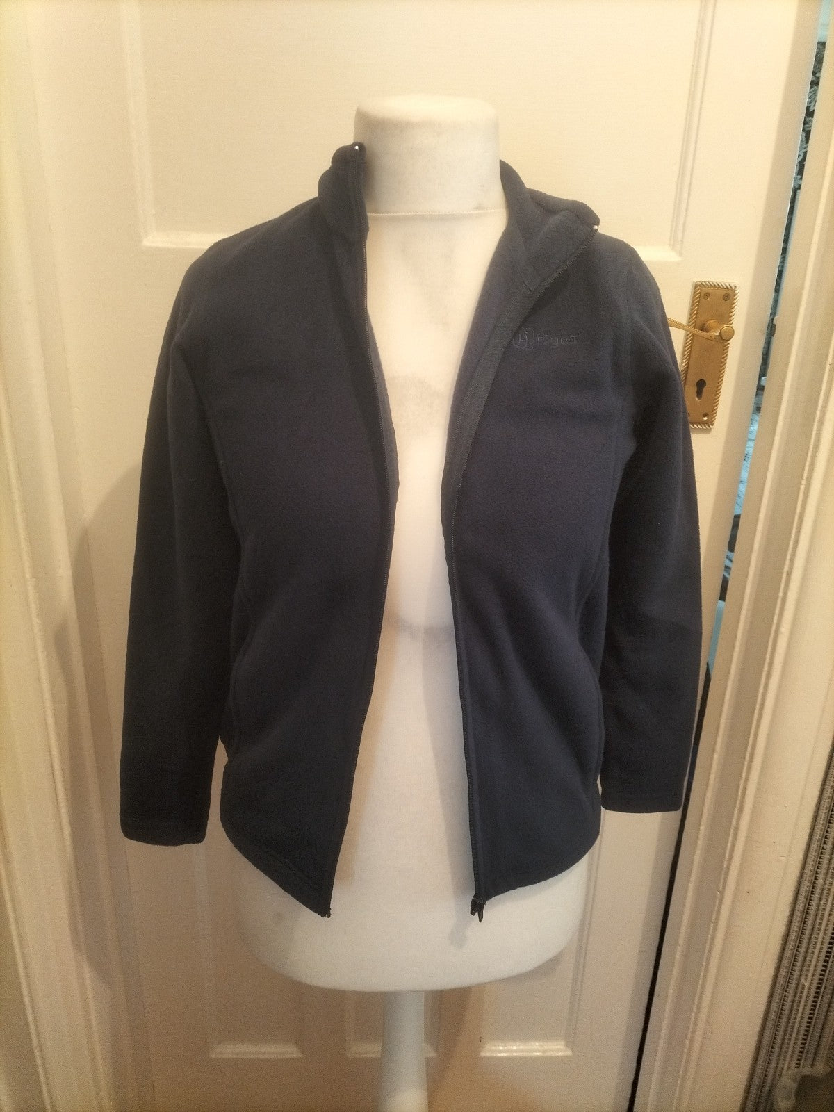 Ladies Hi Gear Size Euro 32 Navy Full Zip Jumper