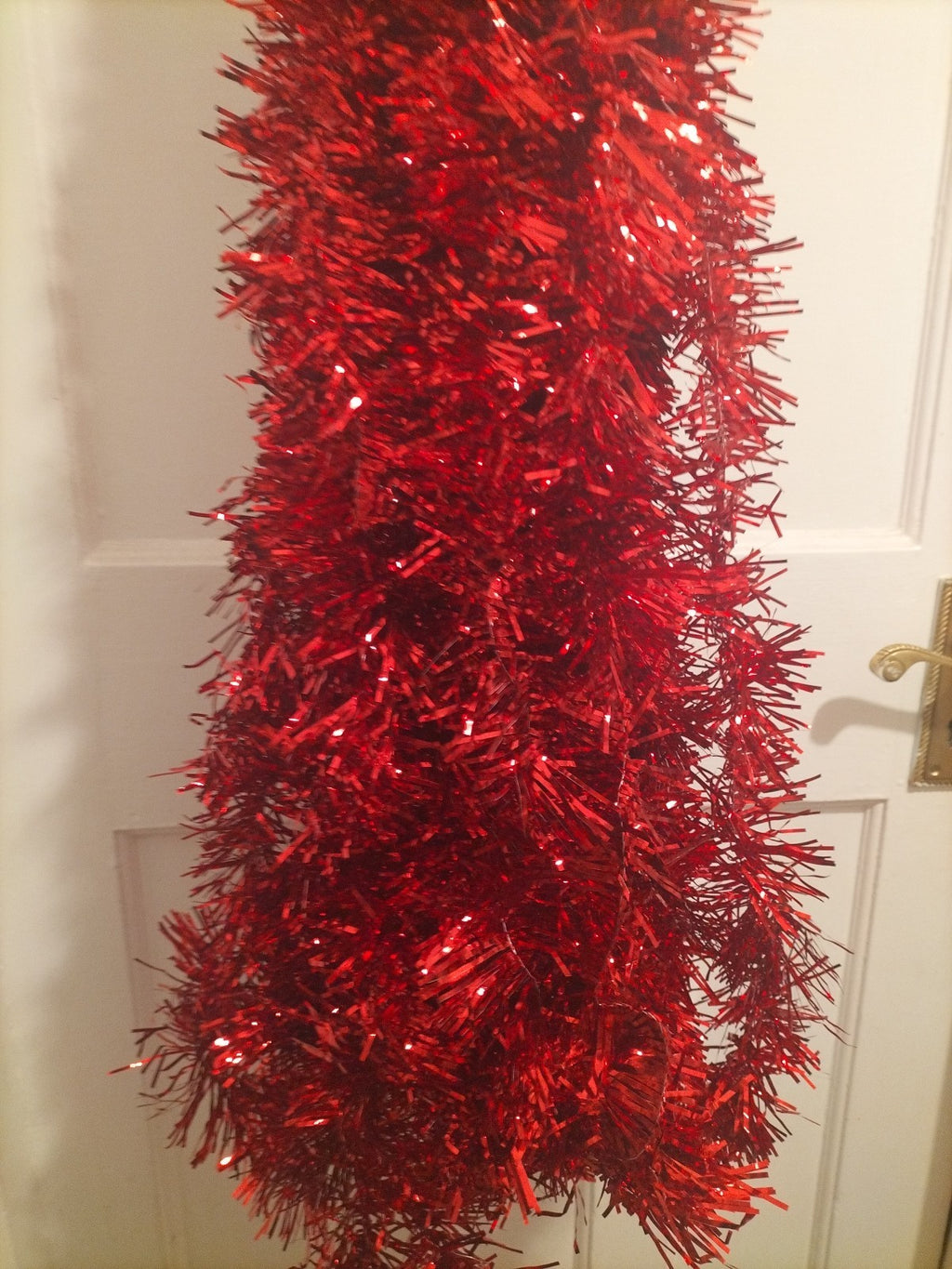 Brand new Red 2M Christmas decoration Tinsel