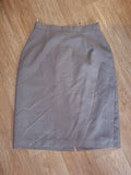 Ladies Size 14 Grey Lined Ankle Length Skirt