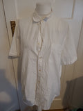 Mens MVP Size XL White Short Sleeved Shirt