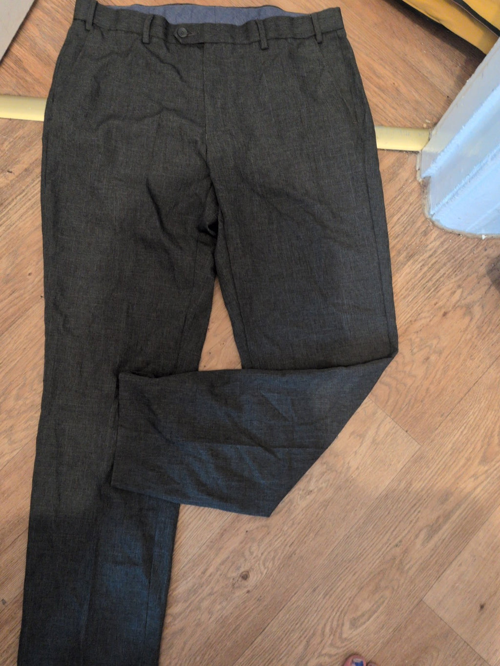 M&S 36R Grey Smart Trousers 31 Inside Leg