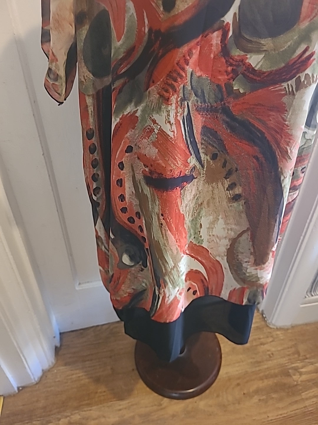 Ladies Exceptional Size S/M Multi Floral Short Sleeved Blouse