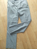 Mens River Island Size 34/32 Grey Trousers Mark On Bottom Of Leg