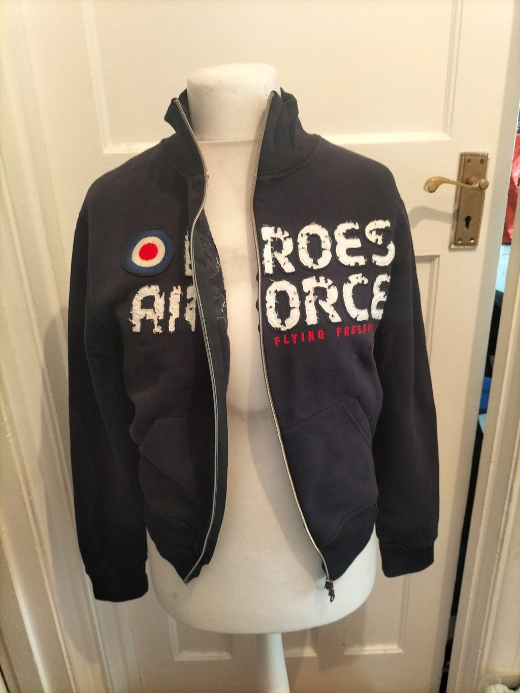 Ladies Heroes Air Force  Javy Zip Long Sleeve Hoodie