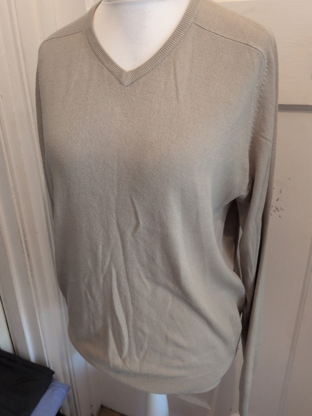 Marks And Spencer Medium Putty Long Sleeve Jumper