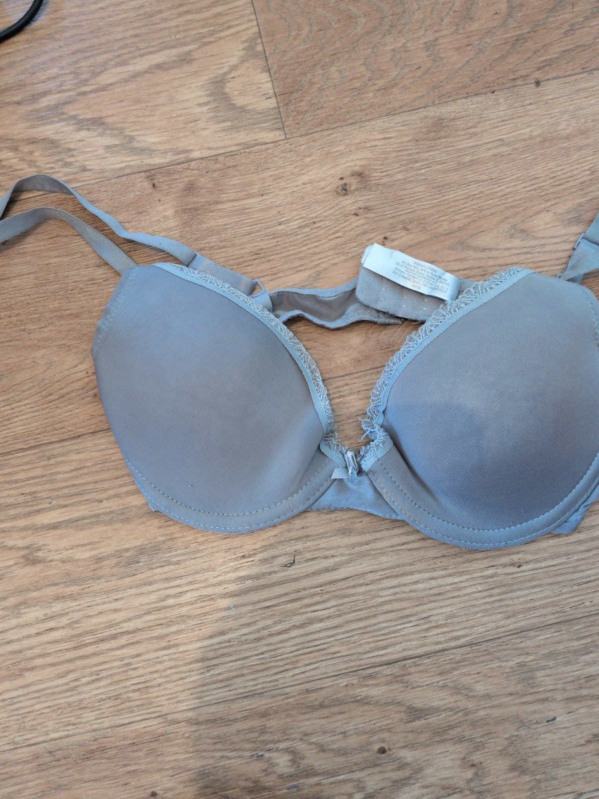 Secret Possessions 32C Grey Padded And Wired Bra