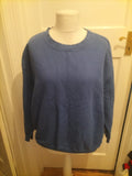 Ladies Nutmeg Size 16 Blue Long Sleeved Pullover Jumper