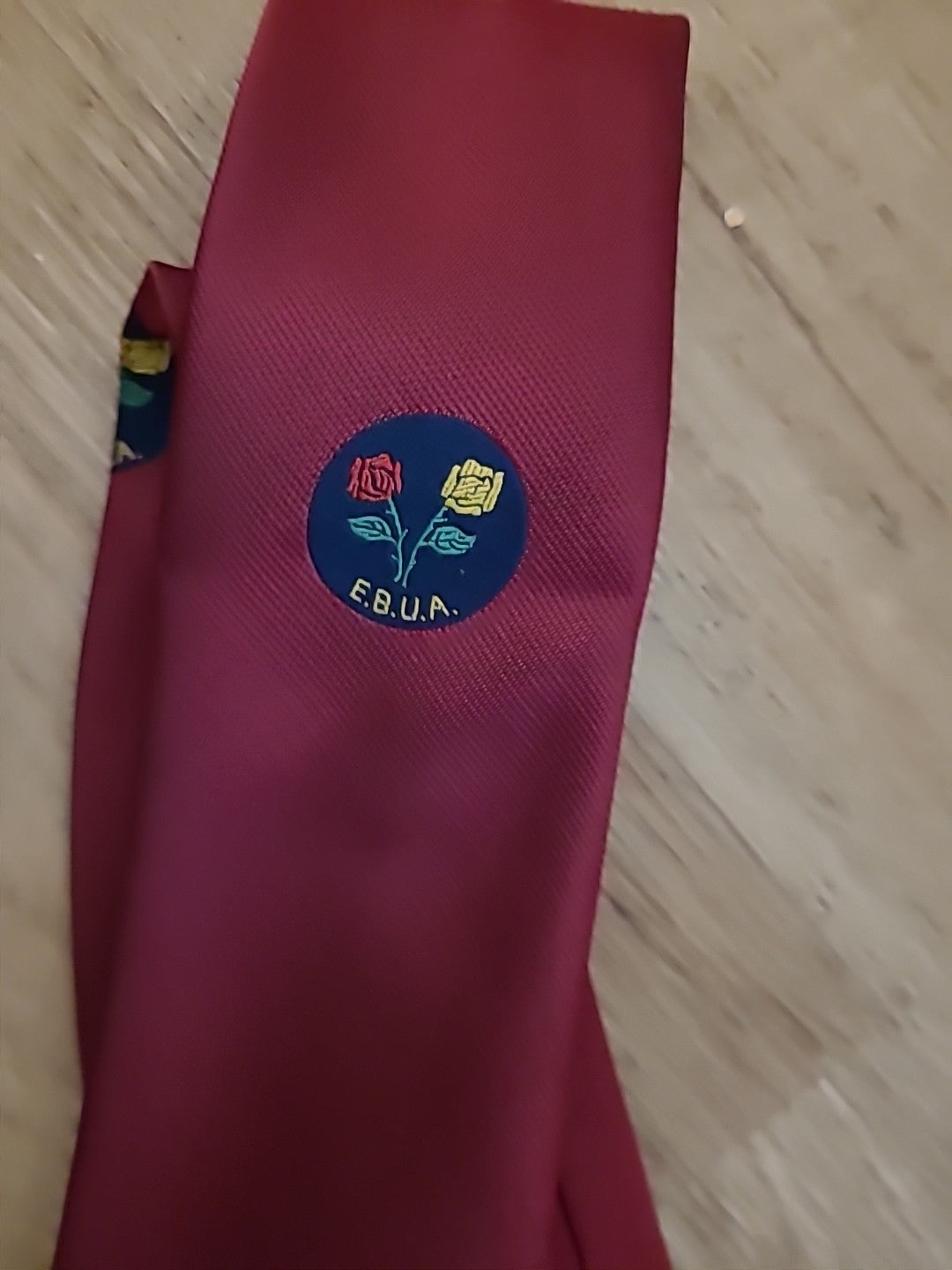 Mens Glenbourne Red 100% Polyester Tie