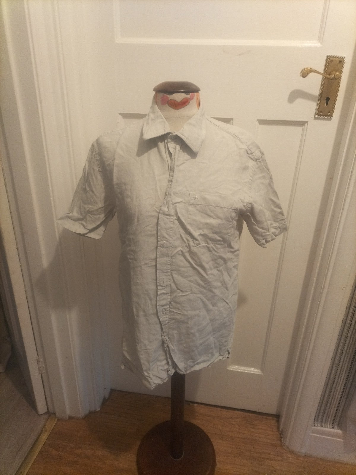Mens French Connection Size M Stone Short Sleeved Shirt