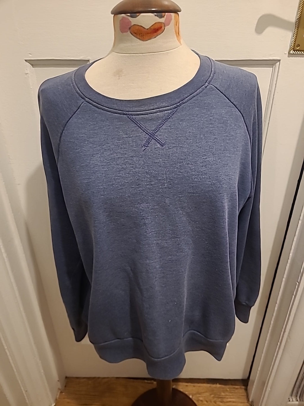 Mens Primark Size XL Blue Long Sleeved Pullover Jumper