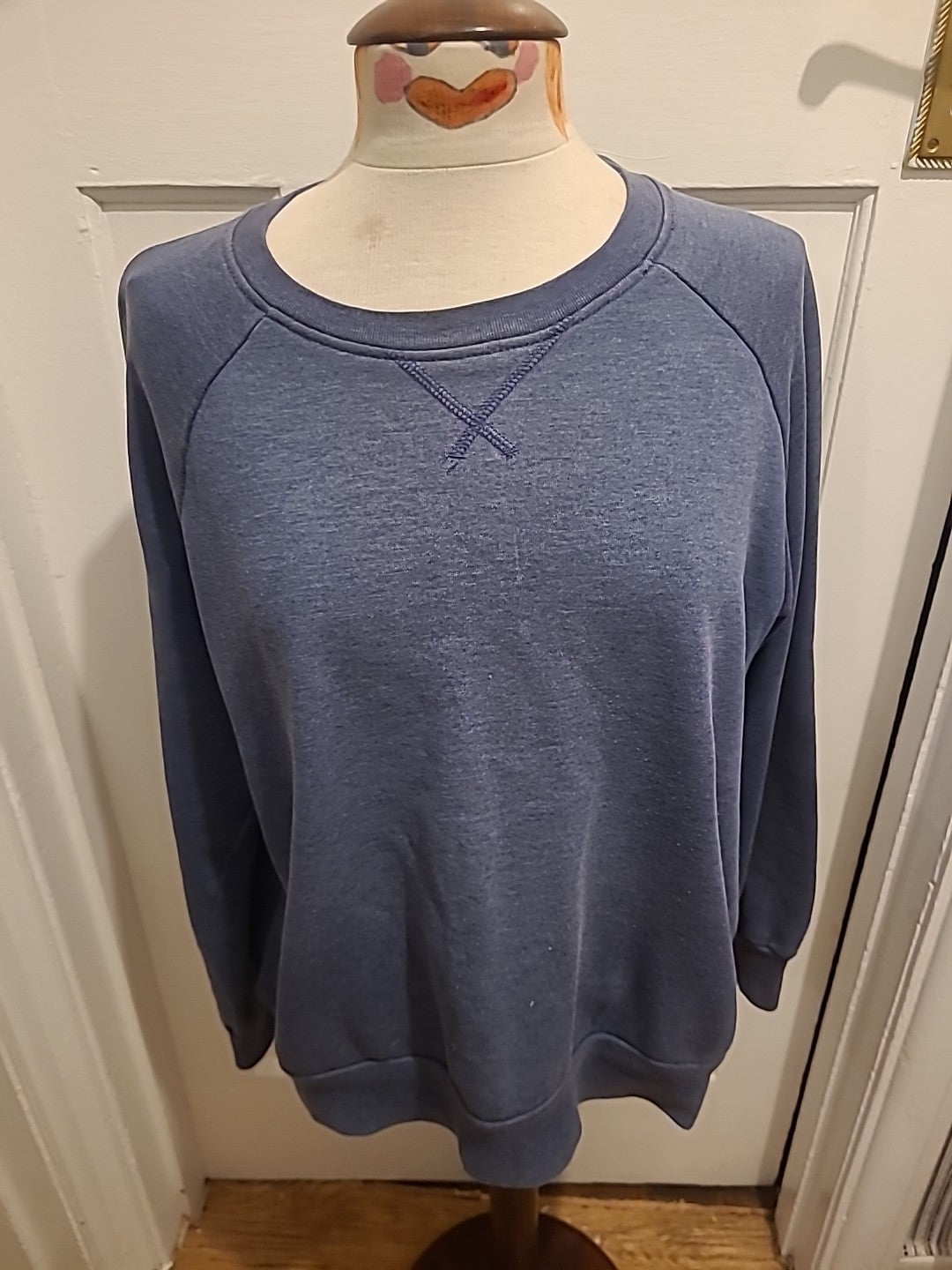 Mens Primark Size XL Blue Long Sleeved Pullover Jumper