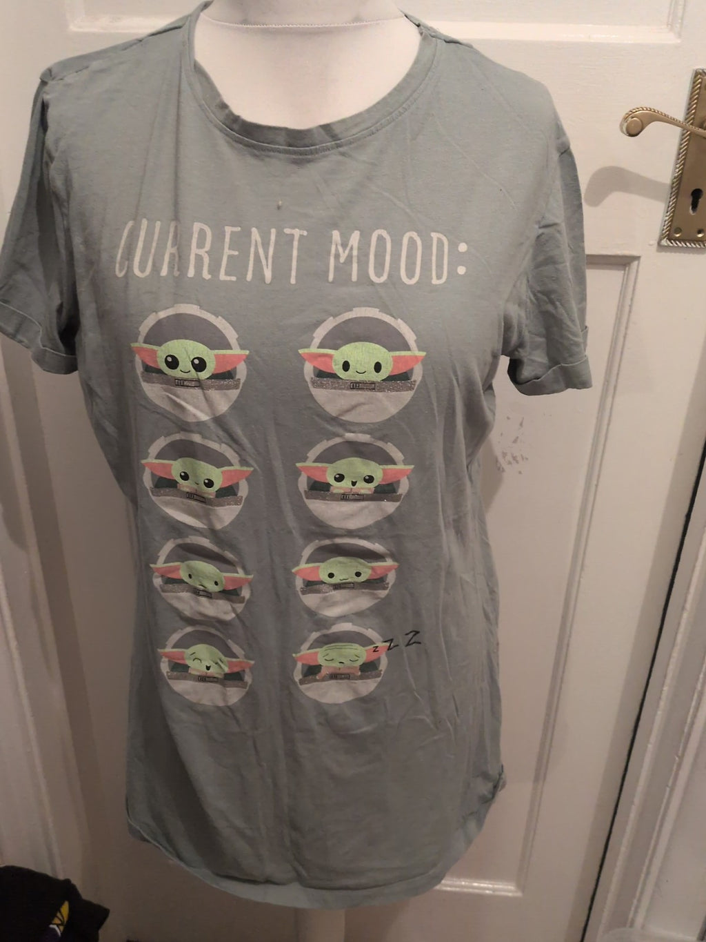 Ladies Size Small Disney Star Wars Multicoloured Short Sleeved T-shirt