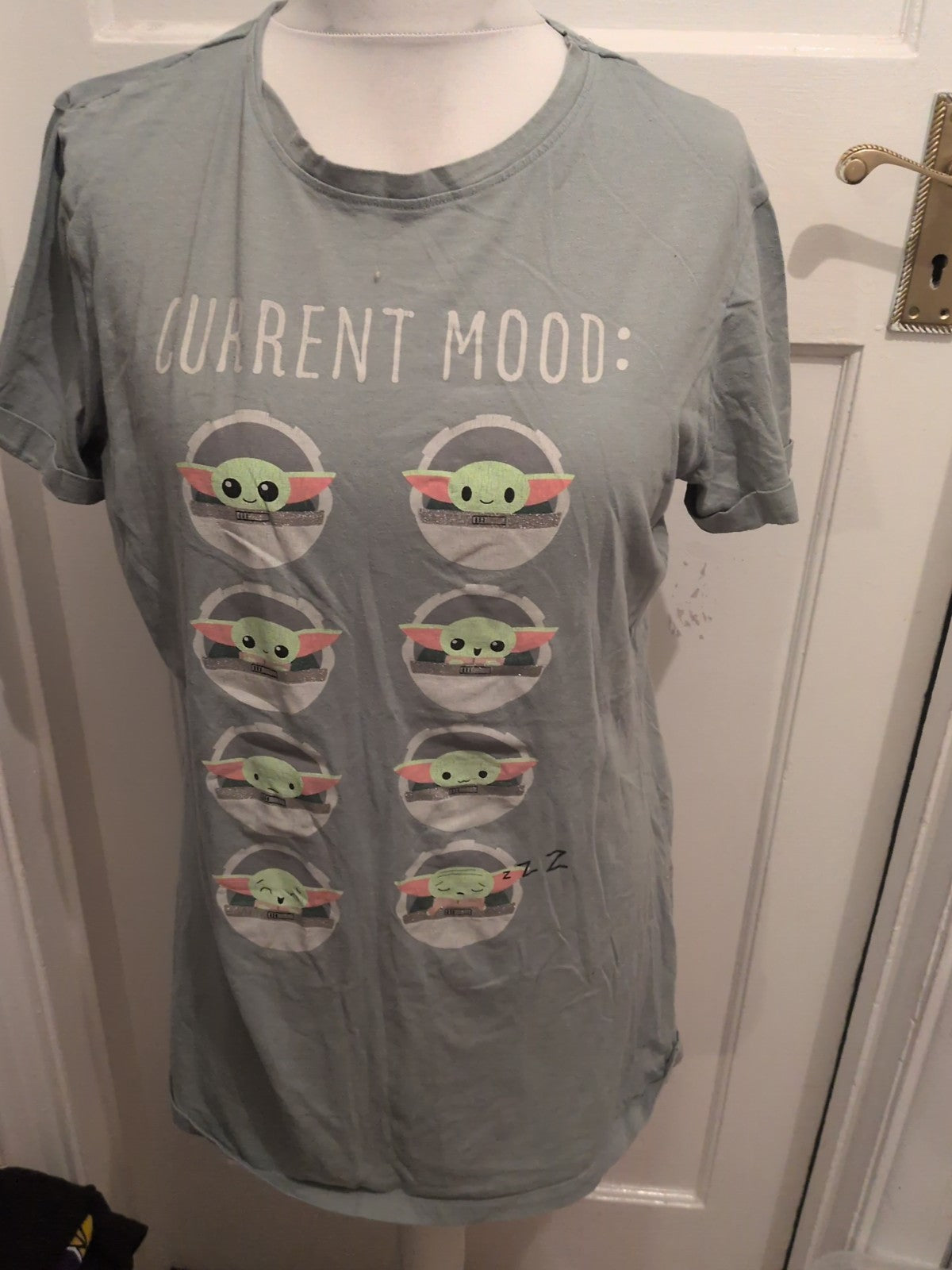 Ladies Size Small Disney Star Wars Multicoloured Short Sleeved T-shirt