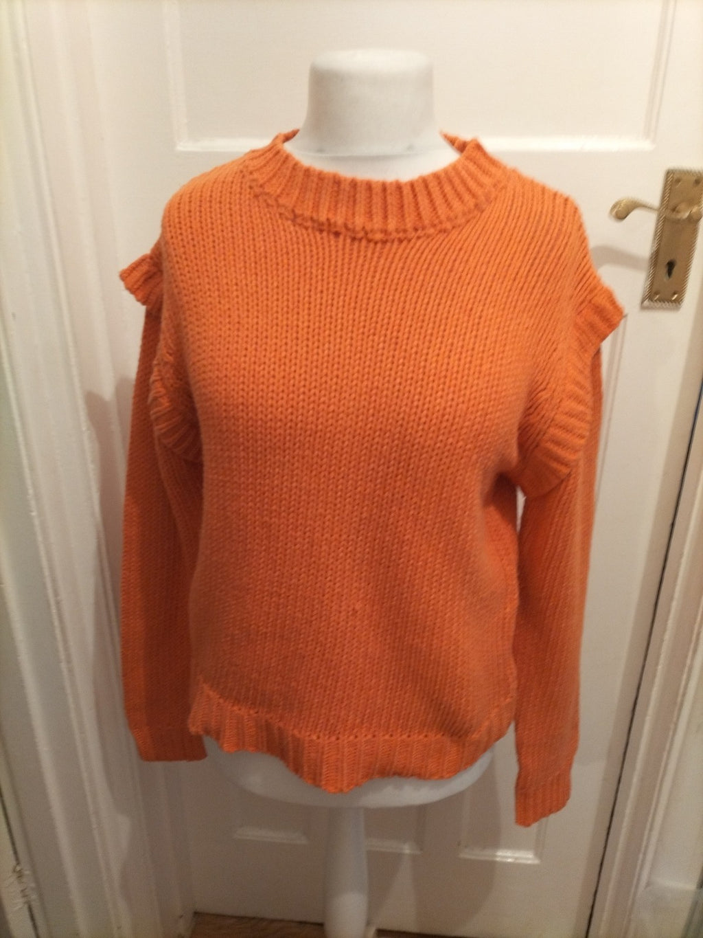 Boohoo Medium Orange Knit Pullover Jumper