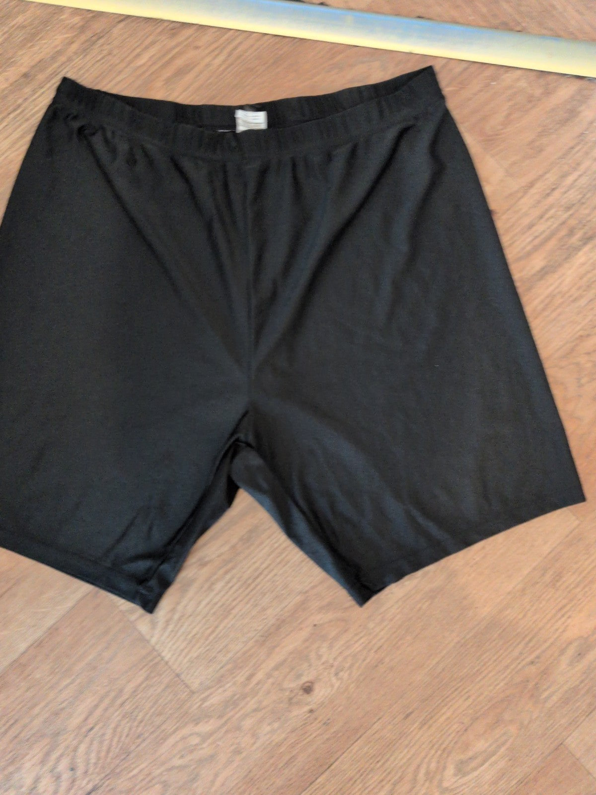 Shein Curve 3XL Black Elasticated Shorts