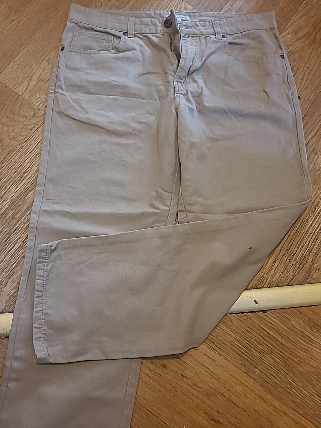 Mens Tu Size 34x30 Beige Jeans