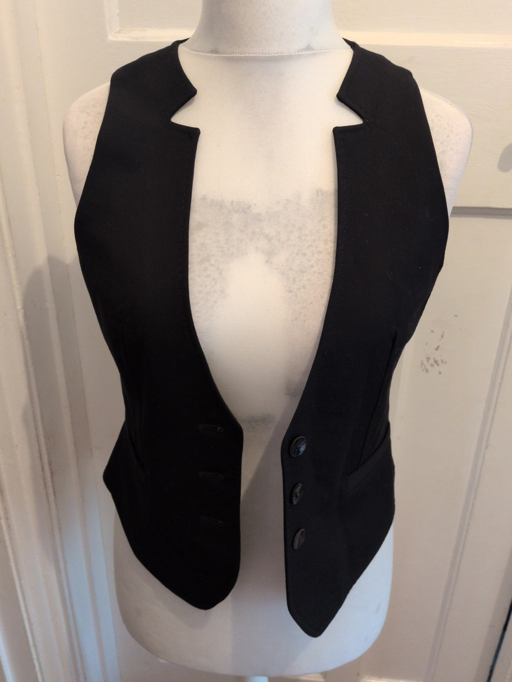 Next 12 Black Ladies Waistcoat Smart