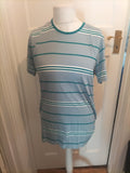 Mens Brave Soul Size L Blue And Teal Short Sleeved Tshirt