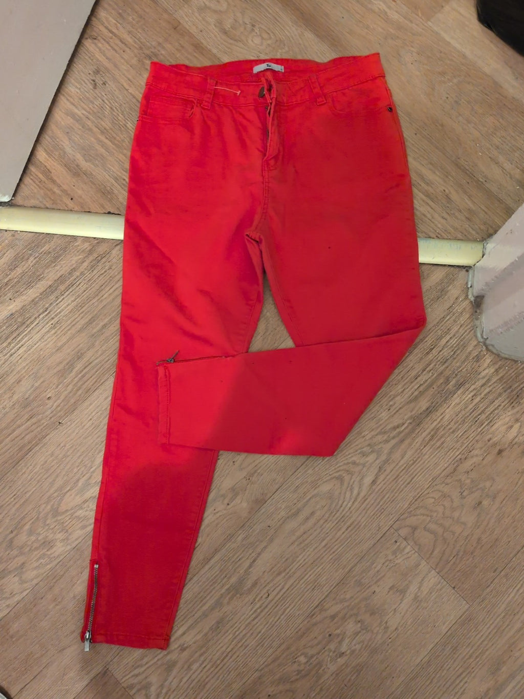 TU 12 Red Denim Jeans