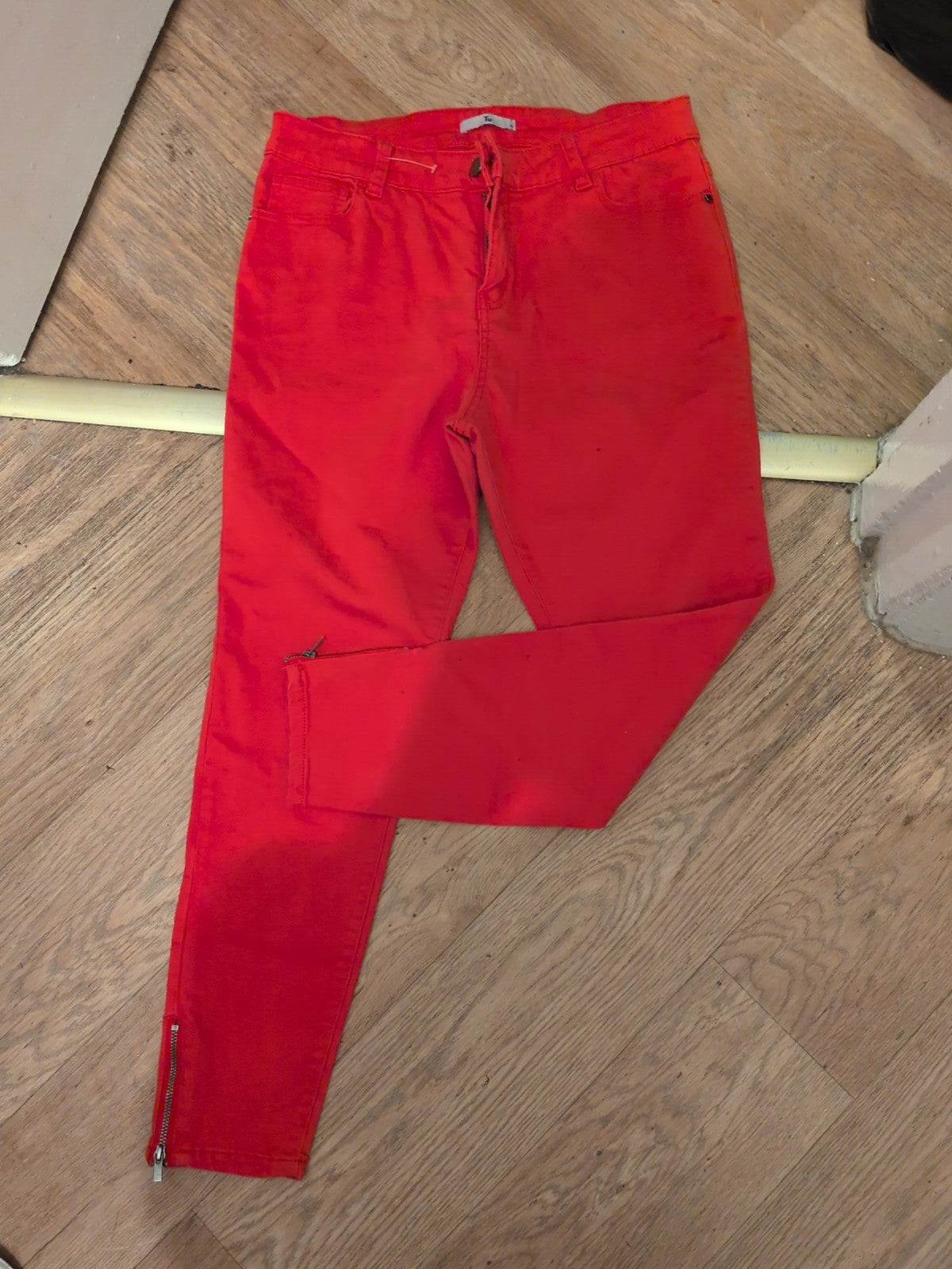 TU 12 Red Denim Jeans