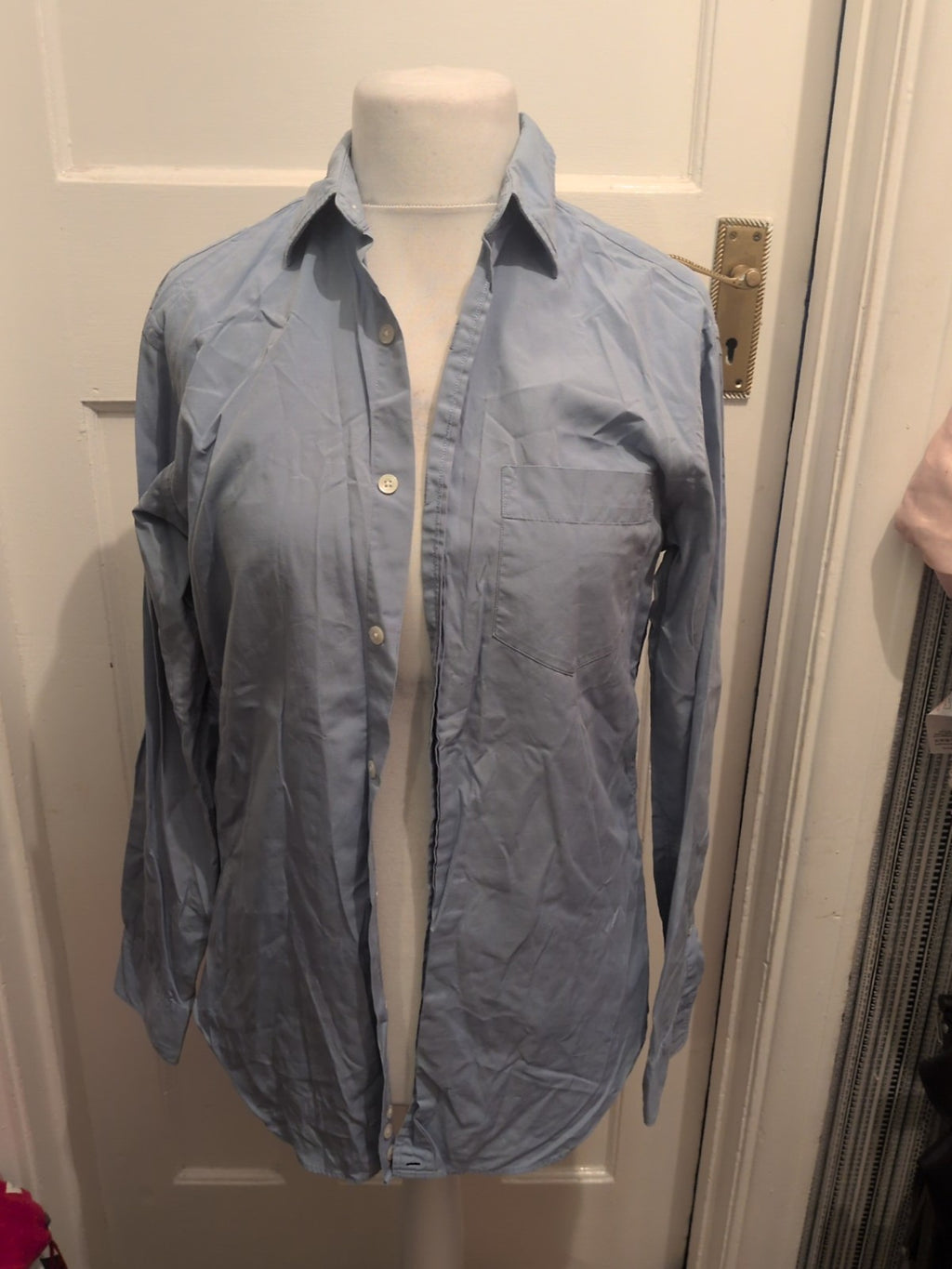 J.Crew 14.5-15 Blue Long Sleeve Shirt