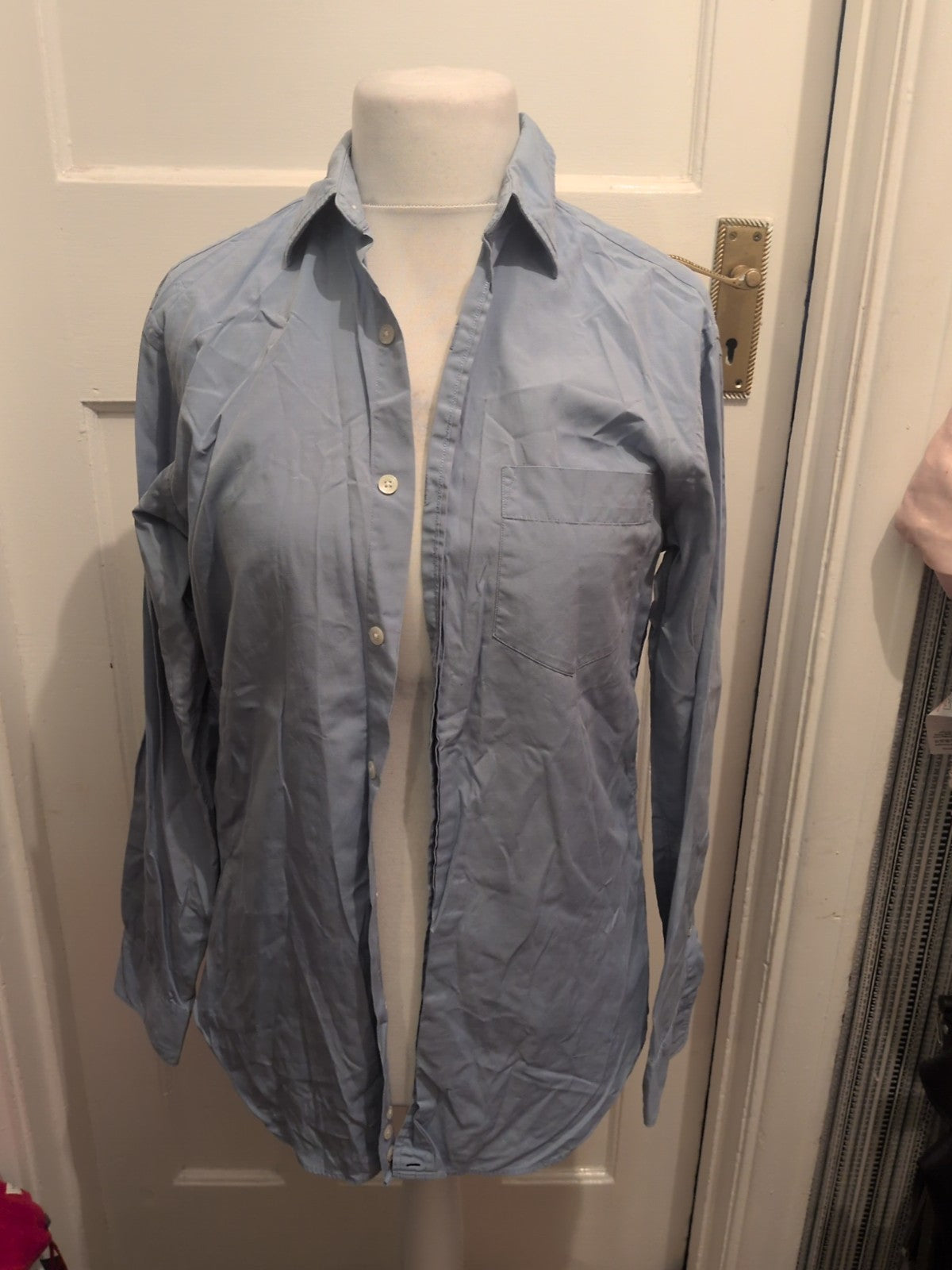 J.Crew 14.5-15 Blue Long Sleeve Shirt